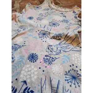 Disney Frozen II Elsa Dress Girls 2T Sleeveless Sparkle Snowflake Print